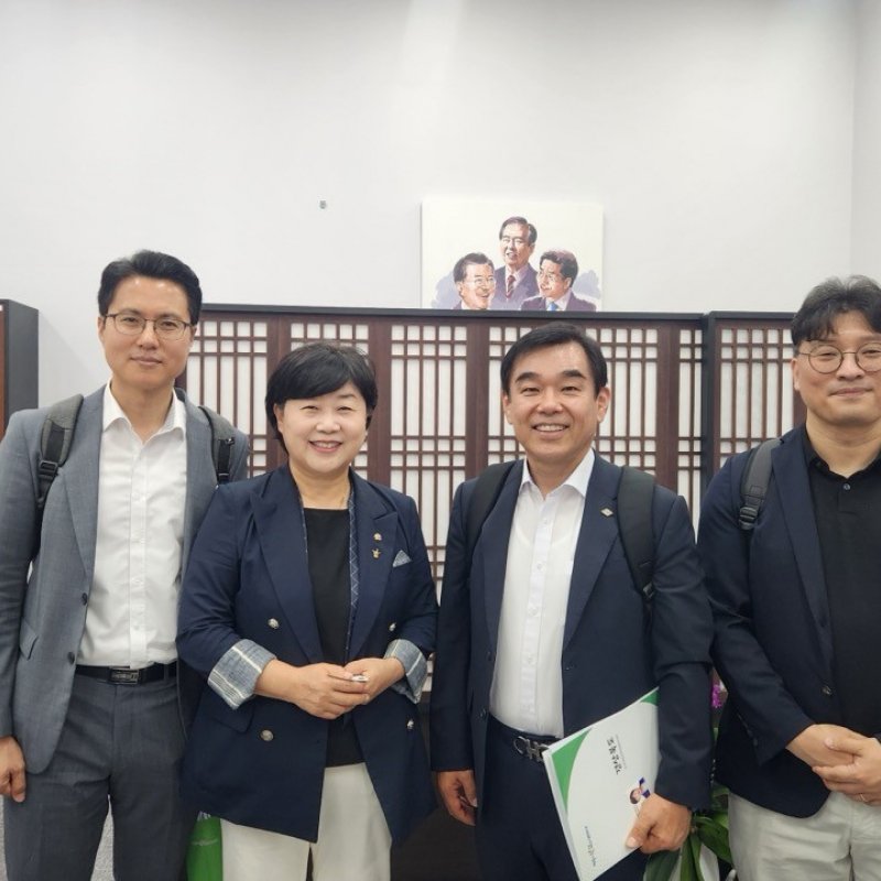 경북도 서영교 법사위원장에 대구경북 행정통합 건의