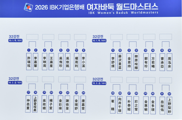 32강 대진표